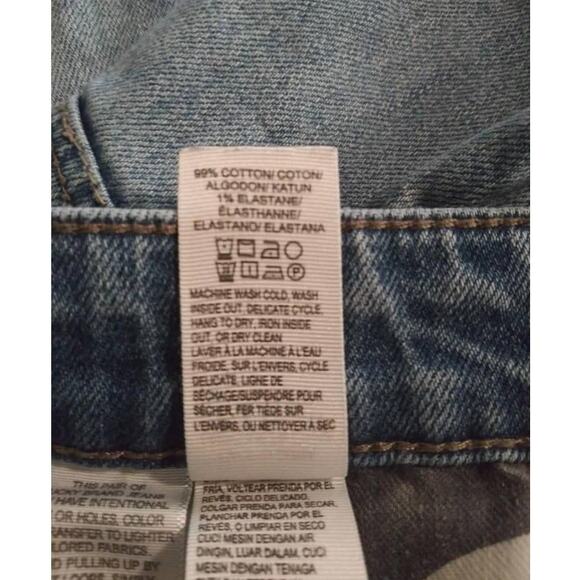 Lucky Brand Medium Wash Distressed Ava Skinny Dark Pocket Jeans Sz 26 - Picture 8 of 10